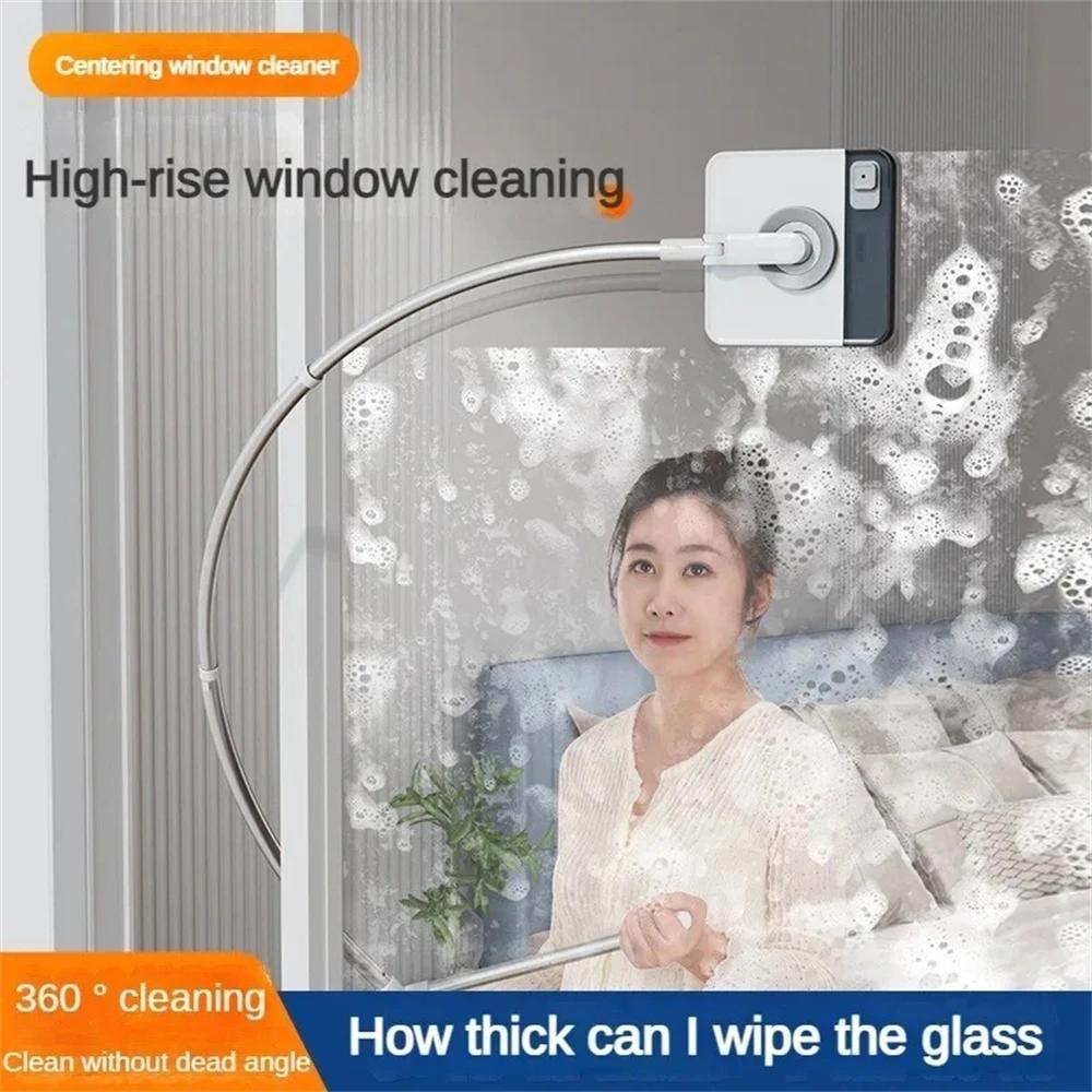 Scalable High-rise Window Brush Suitable For High-rise Window Cleaning Tools Household Doublesided Glass Wiping Cleaning Tools | Fugo Best