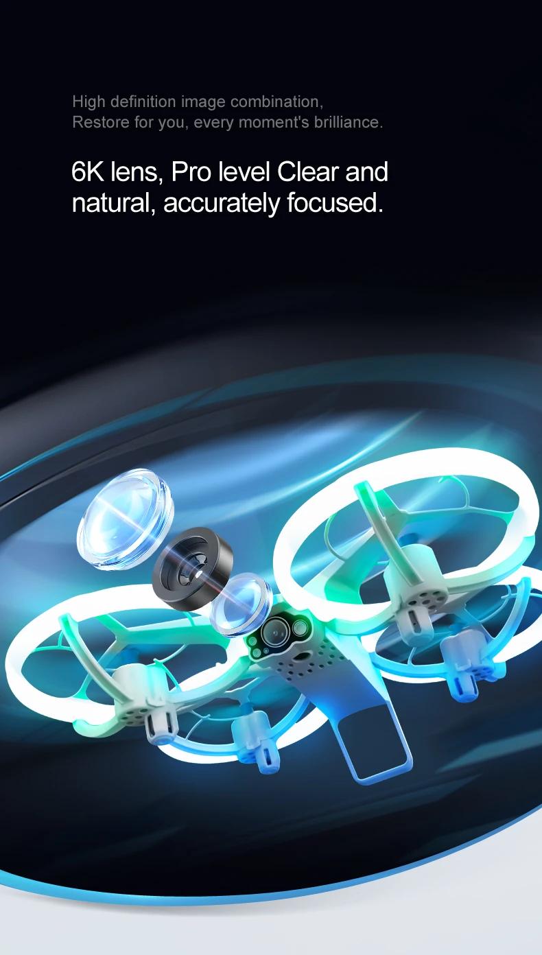 2024 New V33 Mini Drone 8K Professinal With 4K Wide Angle HD Camera WIFI FPV Height Hold Drones Quadcopter RC Dron Toys Gift | Fugo Best