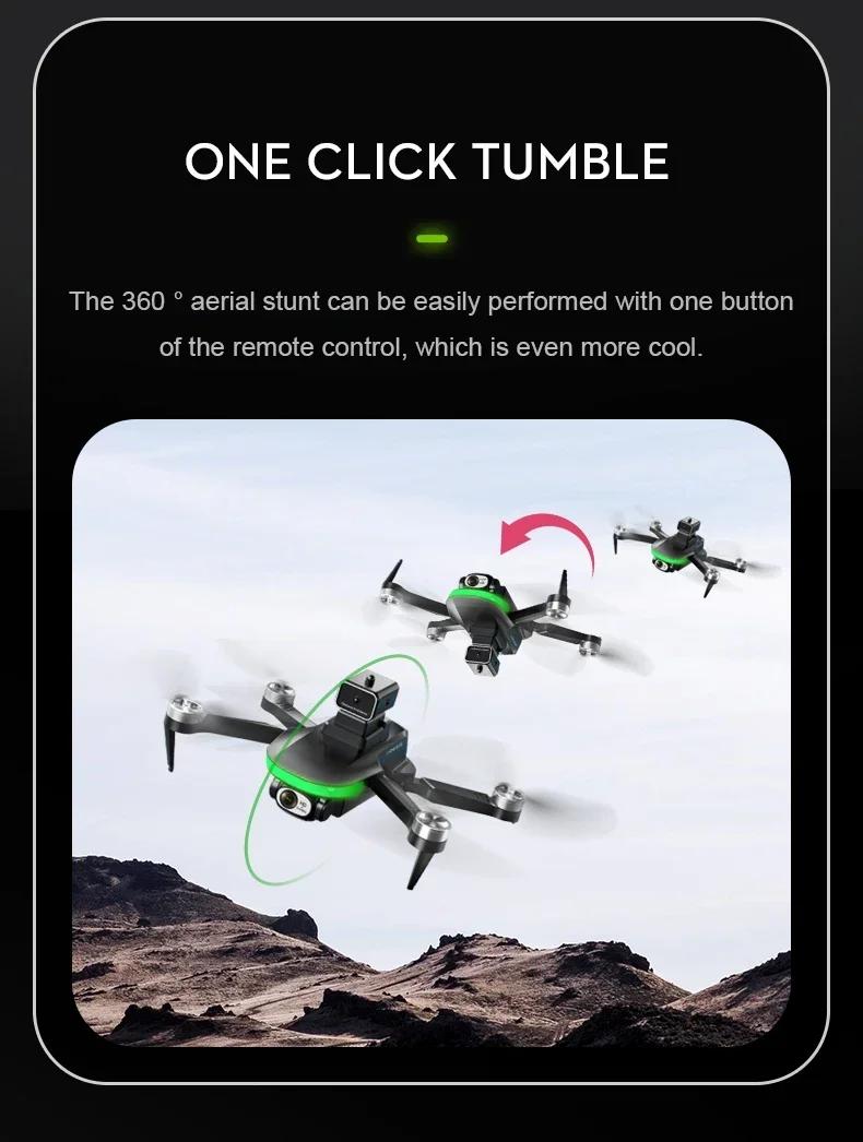 New Mini S5S Drone 8K Professional Dual Camera Obstacle Avoidance Optical Flow Brushless Motor RC Drone Foldable Quadcopter Toys | Fugo Best