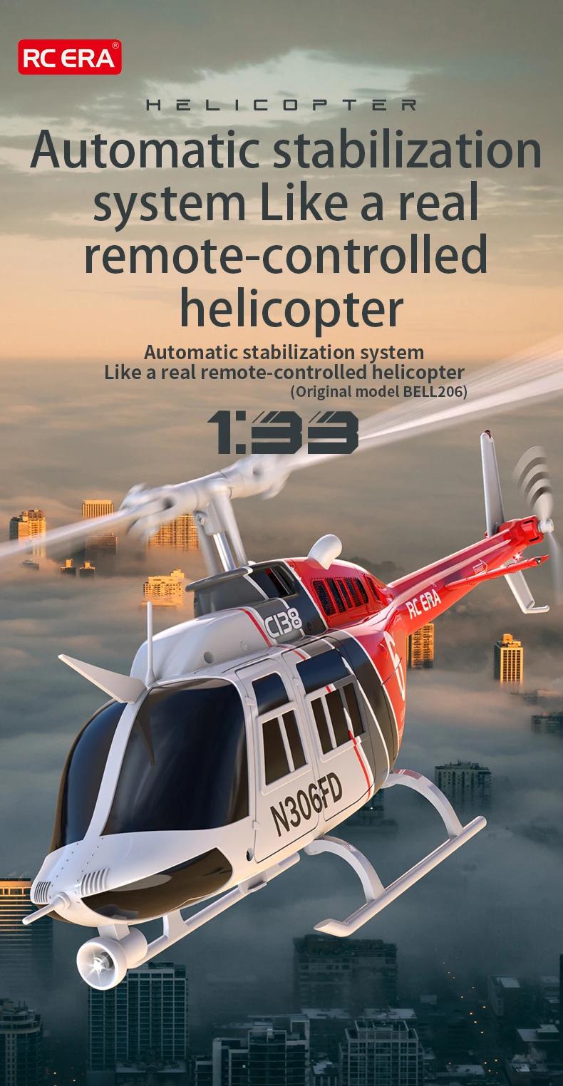 RC ERA C138 Remote Control Simulation RC Bell 206 Helicopter Altitude Hold 2.4g Genuine 6axis Gyro | Fugo Best