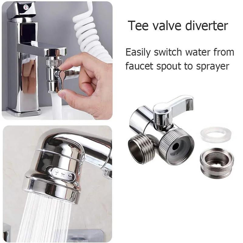 New Faucet extender external shower head bathroom faucet adapter attachment washbasin faucet external shower head set | Fugo Best