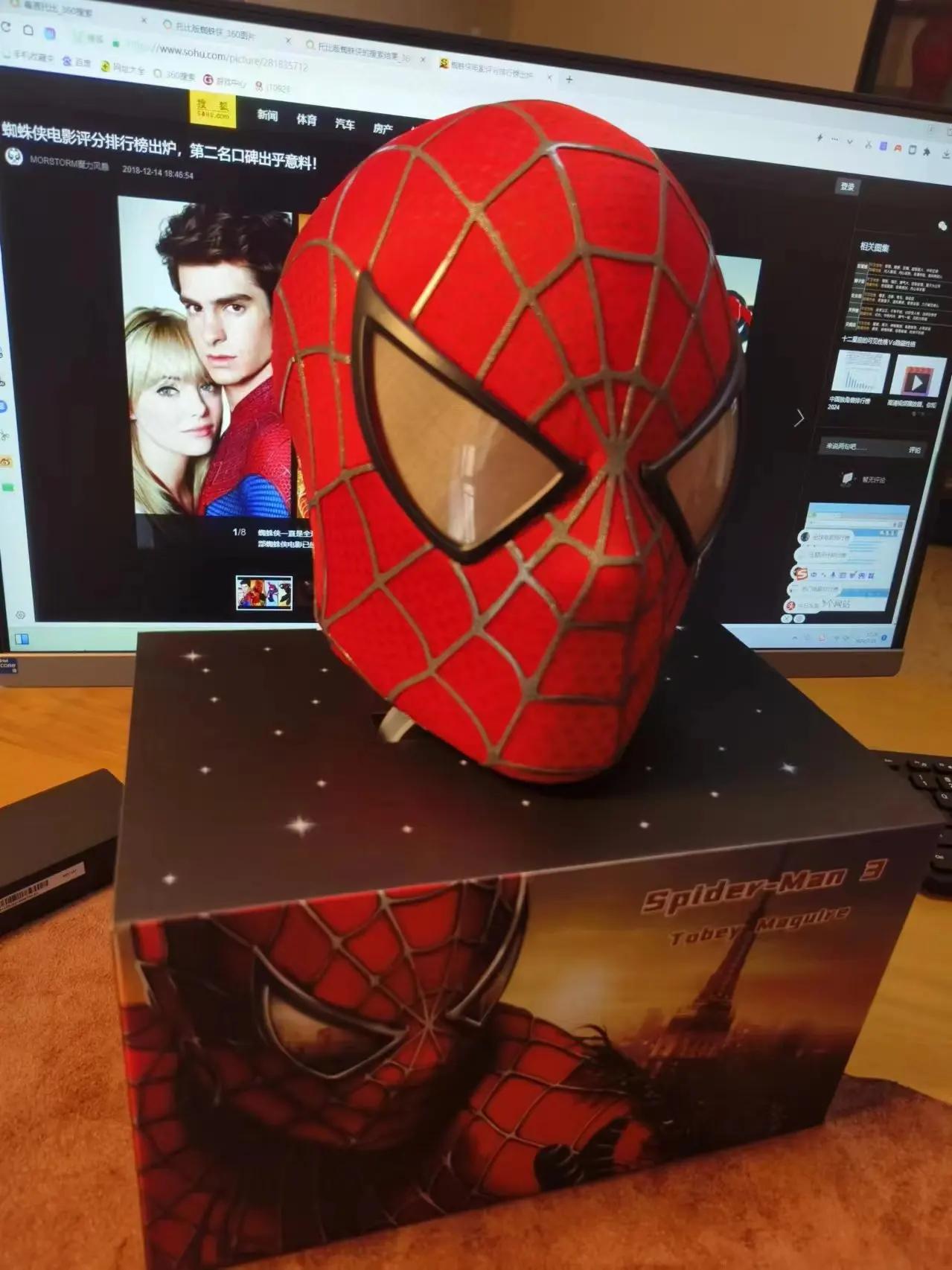 Remote Control Elastic Toys Marvel Spiderman Headgear Mask Cosplay Moving Eyes Electronic Mask Spider Man Adults Xmas Gift | Fugo Best