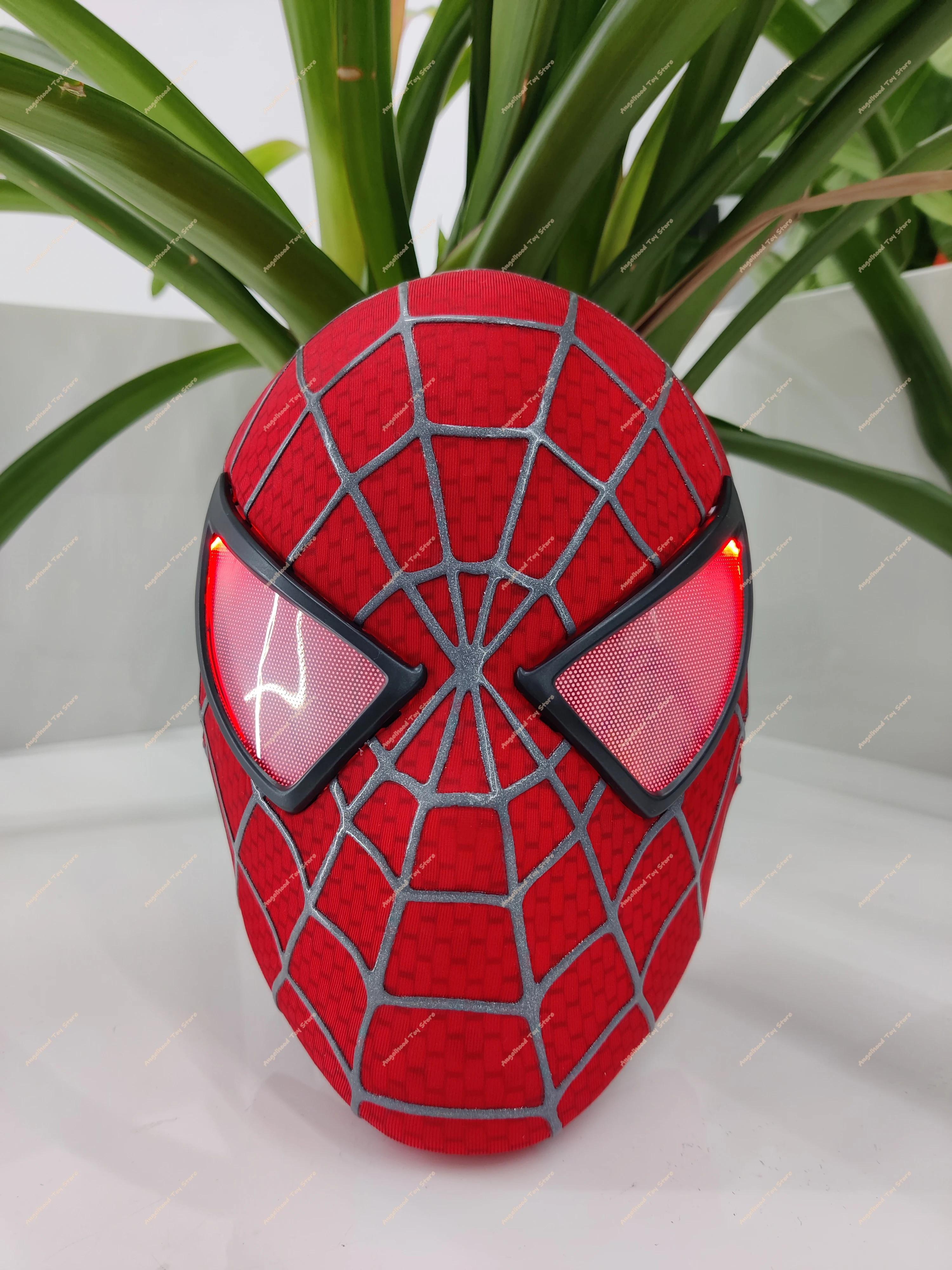 Remote Control Elastic Toys Marvel Spiderman Headgear Mask Cosplay Moving Eyes Electronic Mask Spider Man Adults Xmas Gift | Fugo Best