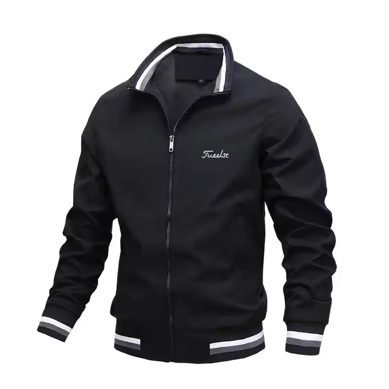 2024 Embroidery Brand Logo Golf Jacket Mens Clothing Autumn Casual Sports Jacket Fashion Spring Windproof Mens Bomber Jacket | Fugo Best