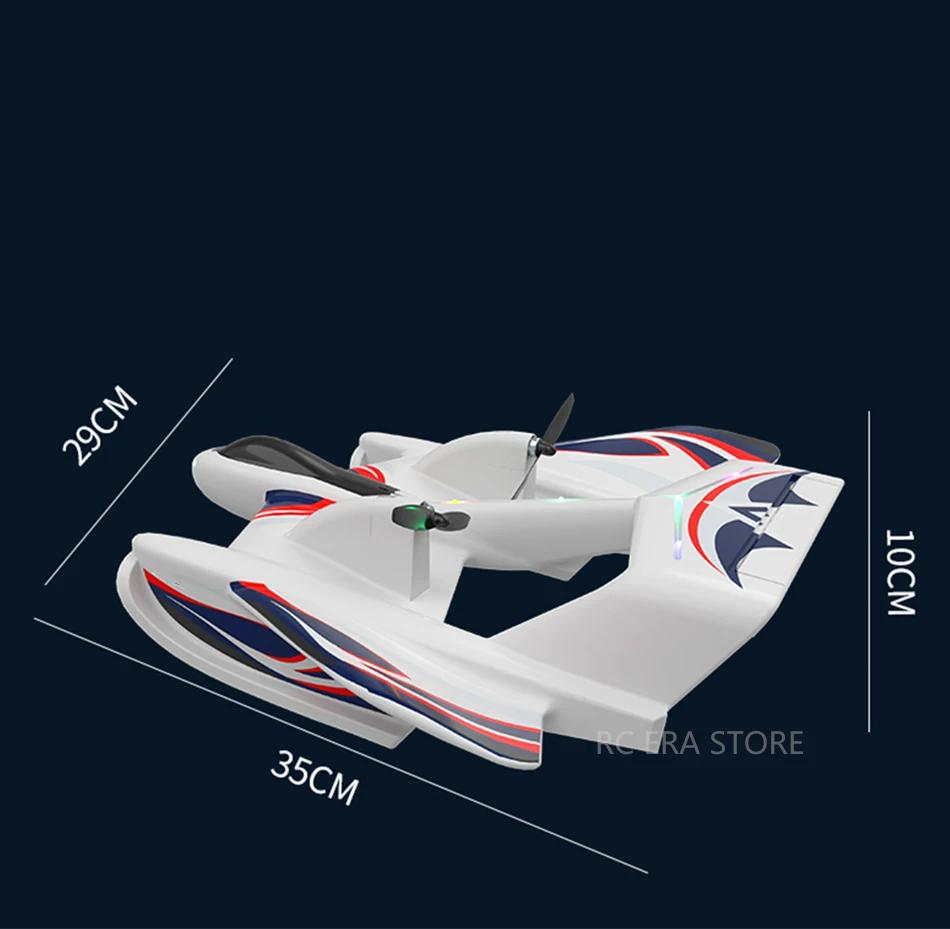 Amphibious Waterproof Gyro Stabilized EPP Foam Fixed-Wing Glider Aircraft RC Plane with LED Lights 2.4G Radio Control Airplane | Fugo Best