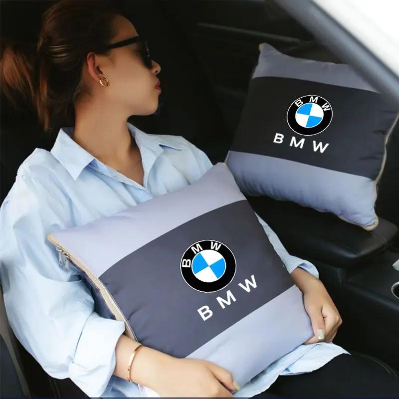 Car Pillow Cushion Pillow 2-in-1 Office Nap Cushion Blanket For BMW M e46 e90 e60 f30 f10 e39 e36 g20 g30 f20 e87 e92 Accessorie | Fugo Best