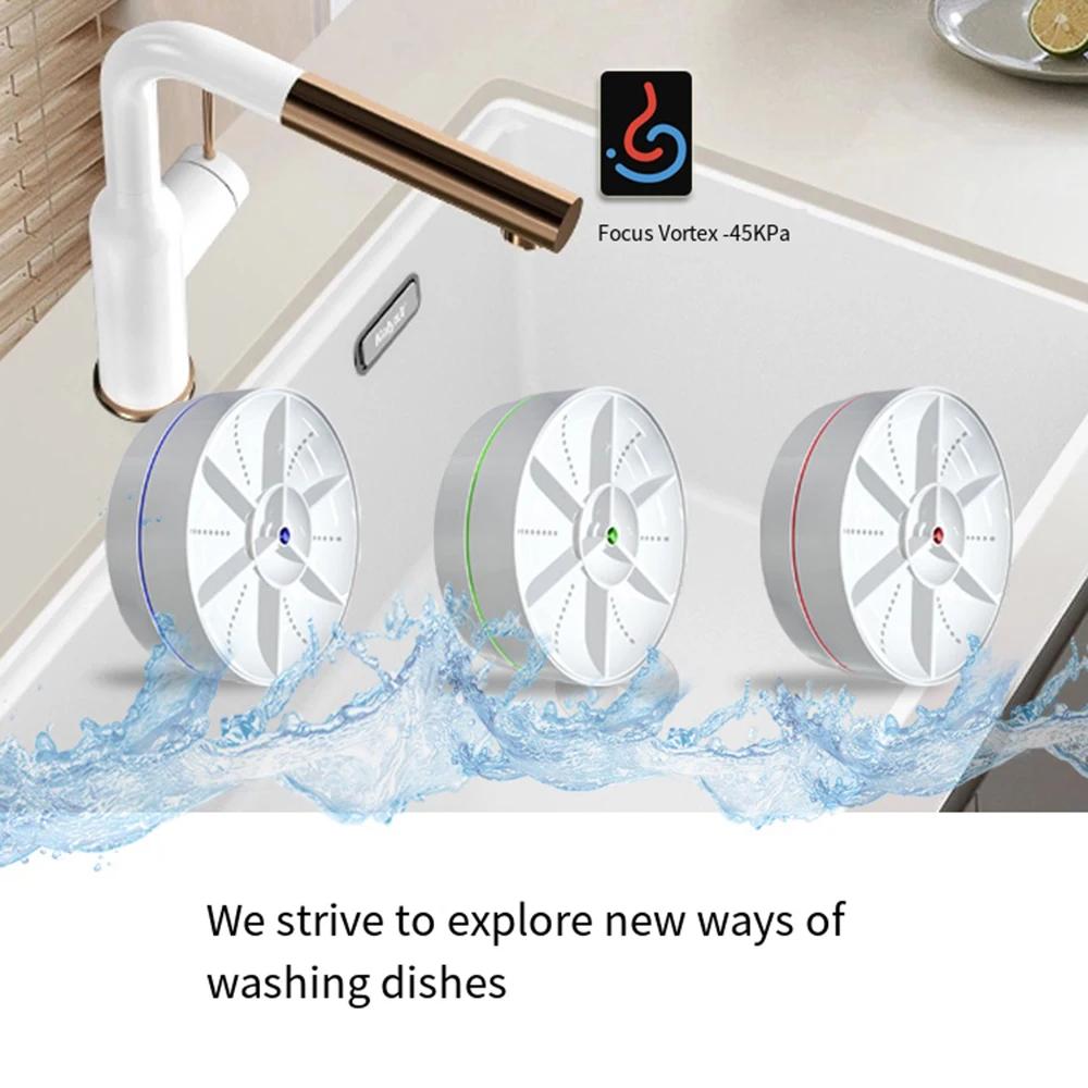 Portable Mini Ultrasonic Dishwasher USB Wireless Fruit Vegetable Dish Washer Electric Kitchen Home Dish Washing Machine Cleaner | Fugo Best