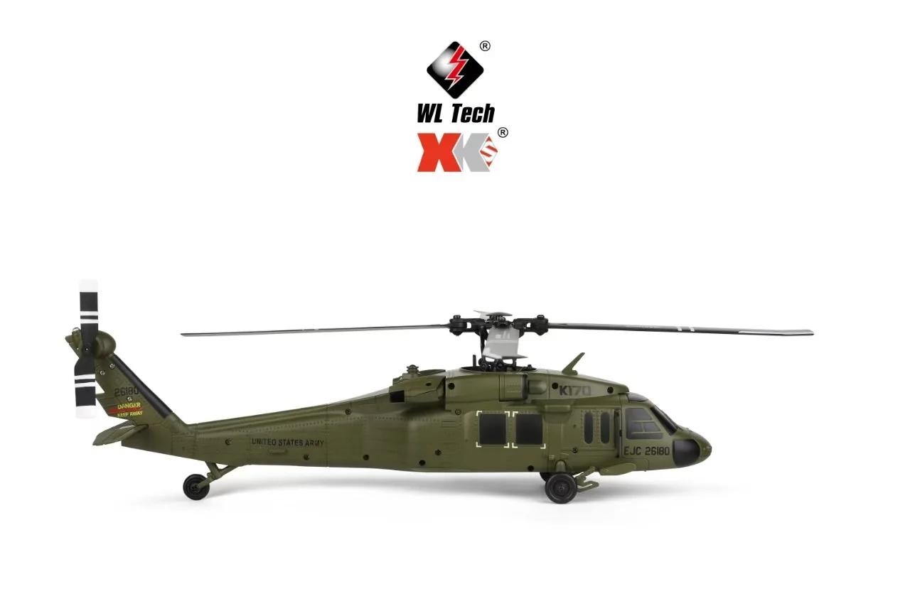 Wltoys K170 Black Hawk Uh60l Remote-Controlled Helicopter Four Channel Four Propeller Simulation Brushless Fixed Heigh customize | Fugo Best