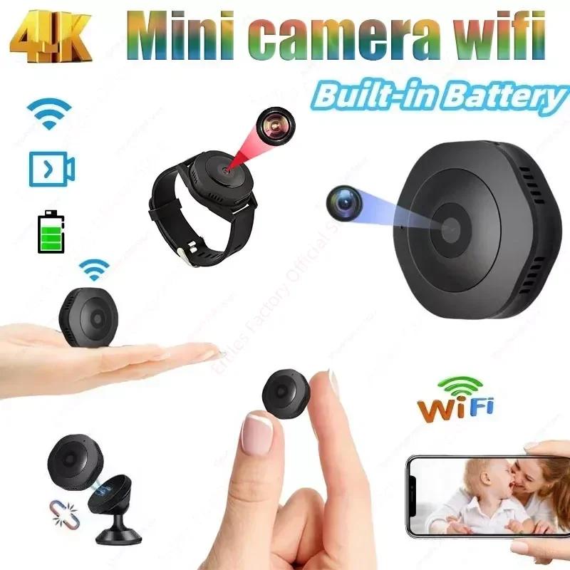 4K Mini Camera Wifi 1080P HD Smart Home Security Night Vision IP Webcam Remote Surveillance Camcorders Portable Invisible Cam | Fugo Best