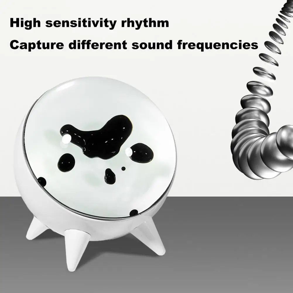 Wireless Dancing Ferrofluid Sound Visualizer Speaker with Music Rhythm Rechargeable Magnetic Fluid Pickup Music Rhythm Speaker | Fugo Best