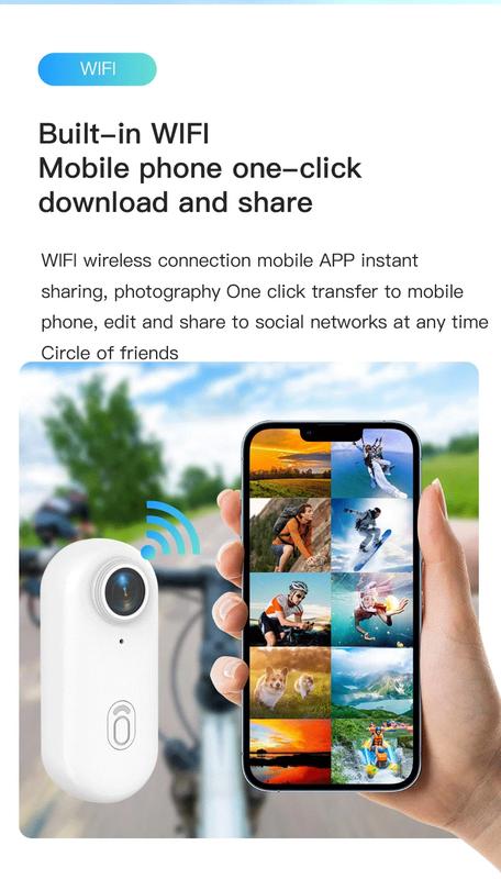 4K Action Camera for Bike Motorcycle Helmet Handlebar Mount with Waterproof Case 30FPS Sports Cam for Cycling Daily Vlogging | Fugo Best