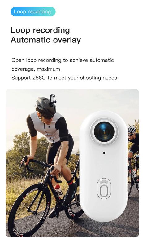 4K Action Camera for Bike Motorcycle Helmet Handlebar Mount with Waterproof Case 30FPS Sports Cam for Cycling Daily Vlogging | Fugo Best