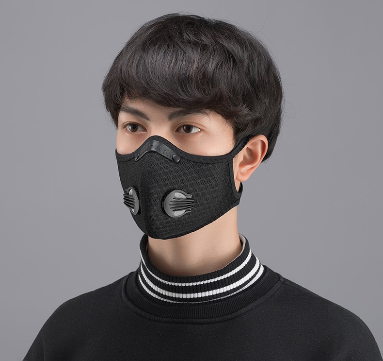 Cycling Face Mask Filter KN95 Anit-fog Breathable Dustproof Bicycle Respirator Sports Protection Dust Mask Coronavirus | Fugo Best