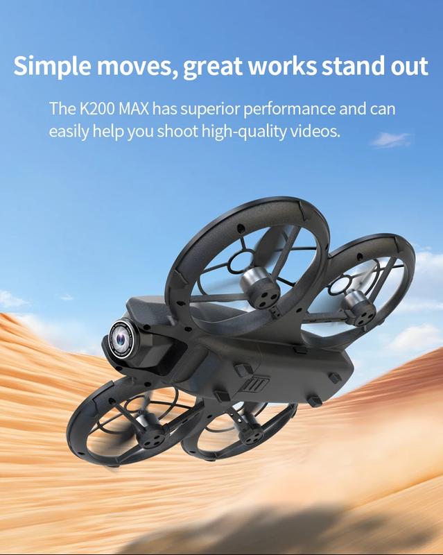 K200 MAX 8K HD Drone 5KM FPV Transmission With Optical Flow Positioning Obstacle Avoidance for Professional Aerial Photography | Fugo Best