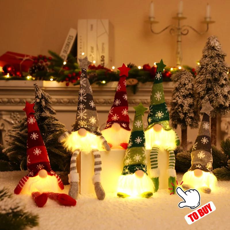 LED Christmas Decorations Fairy lamp LED Ladder Lamp with Climbing Santa Claus Home Outdoor Christmas Light New Year Ornaments s | Fugo Best