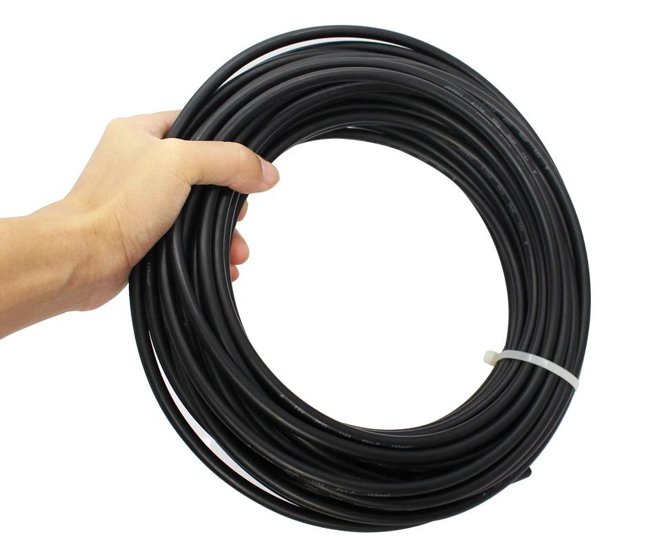 Solar Cable Photovoltaic Wire 1500V 12/10 AWG 4mm2 6mm2 Cable Tinned Copper XLPE Jacket for PV Panels | Fugo Best