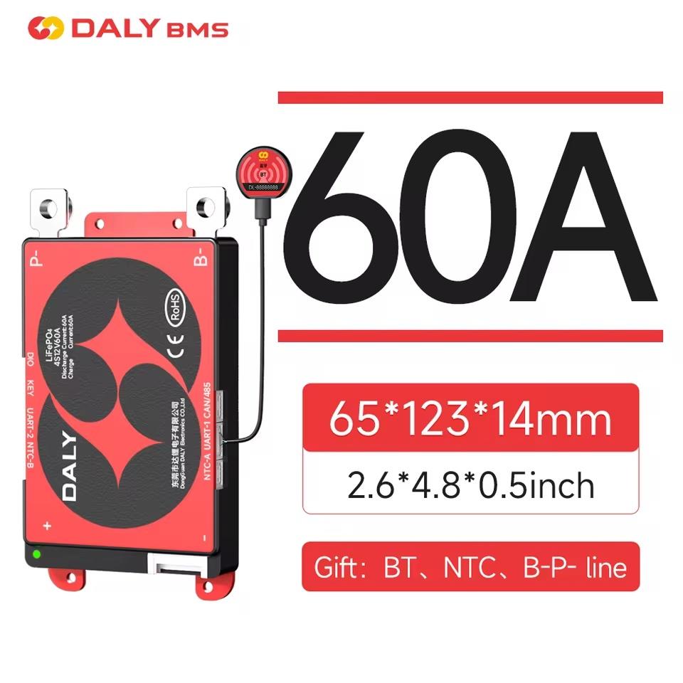  Daly BMS Smart BMS LiFePo4 4S 12V BMS 8S 24S 72V 48V 16S 40A 60A 100A 150A 200A 250A 300A 3.7V Li-Ion BMS 7S 13S 14S 3.2V BMS | Fugo Best