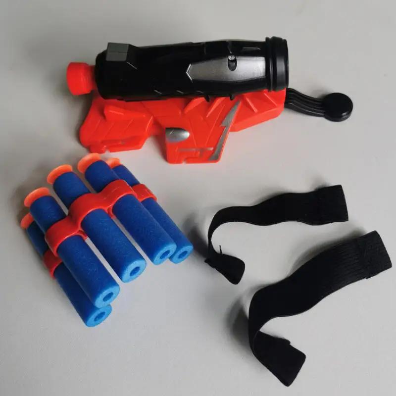 Adult Spider-Man Soft Bullet Launcher Gloves Cosplay Web Shooter for Boy Girl Sticky Wall Foam Darts Shooting Wrist Toy Set Gift | Fugo Best