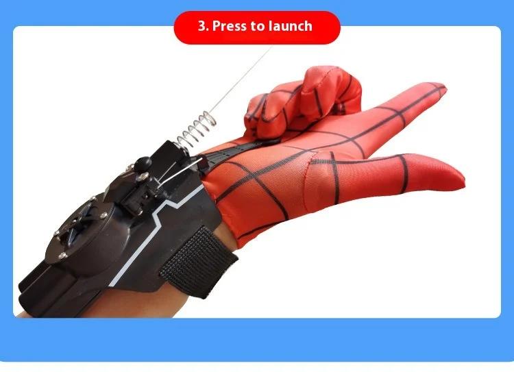 Ml Legends Spiderman Web Shooters Toys Spider Man Wrist Launcher Cosplay Peter Parker Accessories Props Gloves Children Gift Toy | Fugo Best