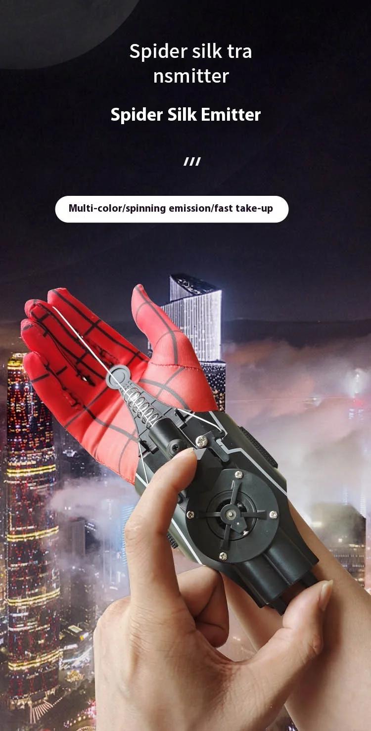 Ml Legends Spiderman Web Shooters Toys Spider Man Wrist Launcher Cosplay Peter Parker Accessories Props Gloves Children Gift Toy | Fugo Best