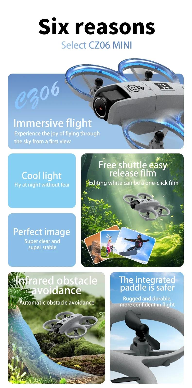 XIAOMI MIJIA CZ06 Mini Drone Professional GPS 8K HD Dual Camera Avoiding Obstacle Brushless Flying Machine Toy UVA RC15000M | Fugo Best