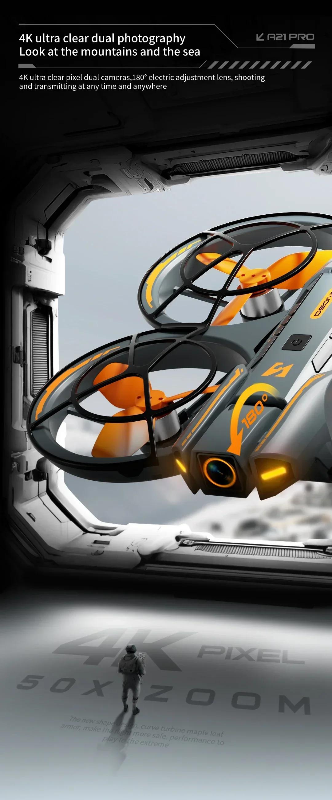 For Xiaomi A21 Pro Drone Professional 8K HD Dual Camera 5G WIFI Brushless Motor 360ç°ž roll Obstacle Avoidance Quadcopter Toy New | Fugo Best