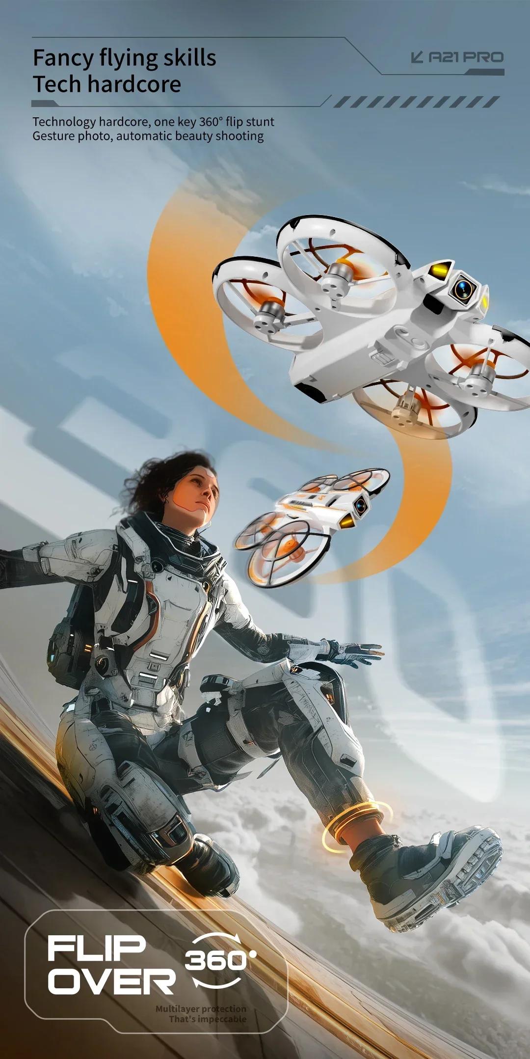 For Xiaomi A21 Pro Drone Professional 8K HD Dual Camera 5G WIFI Brushless Motor 360ç°ž roll Obstacle Avoidance Quadcopter Toy New | Fugo Best