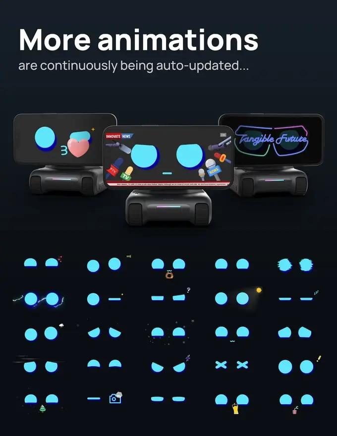 looi mobile phone robot chatgpt large model English voice dialogue visual recognition interactive smart toy gift | Fugo Best