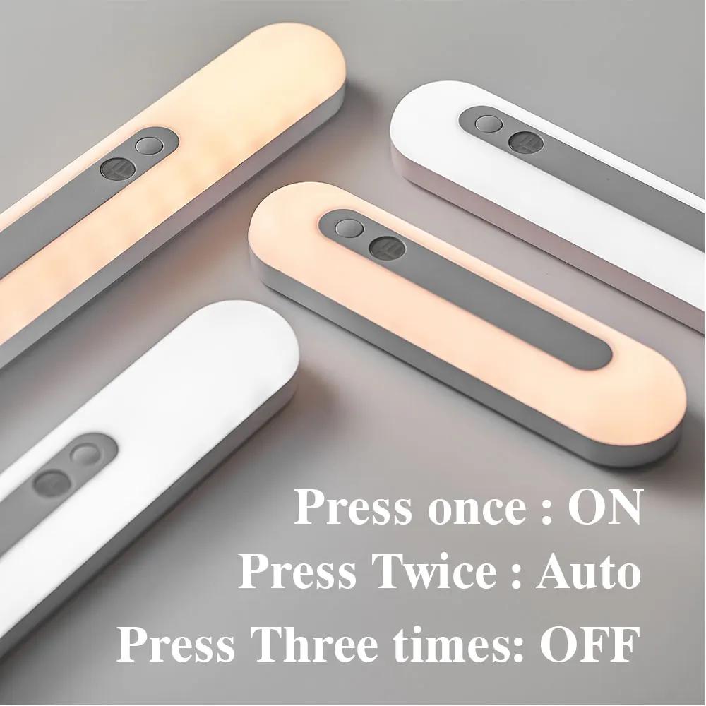 Led night light Rechargeable Human Body Induction Light USB Stepless Dimming Reading Eye Protection Wardrobe Bedside | Fugo Best