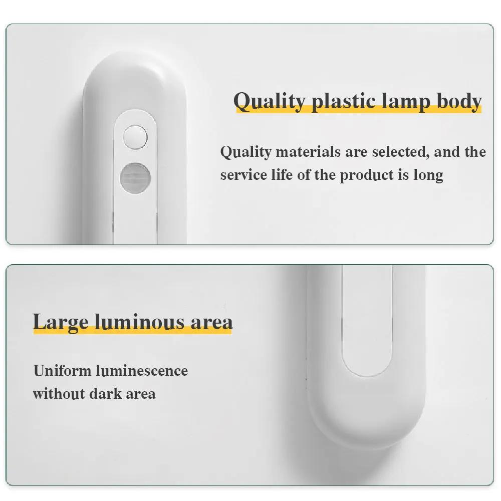 Led night light Rechargeable Human Body Induction Light USB Stepless Dimming Reading Eye Protection Wardrobe Bedside | Fugo Best