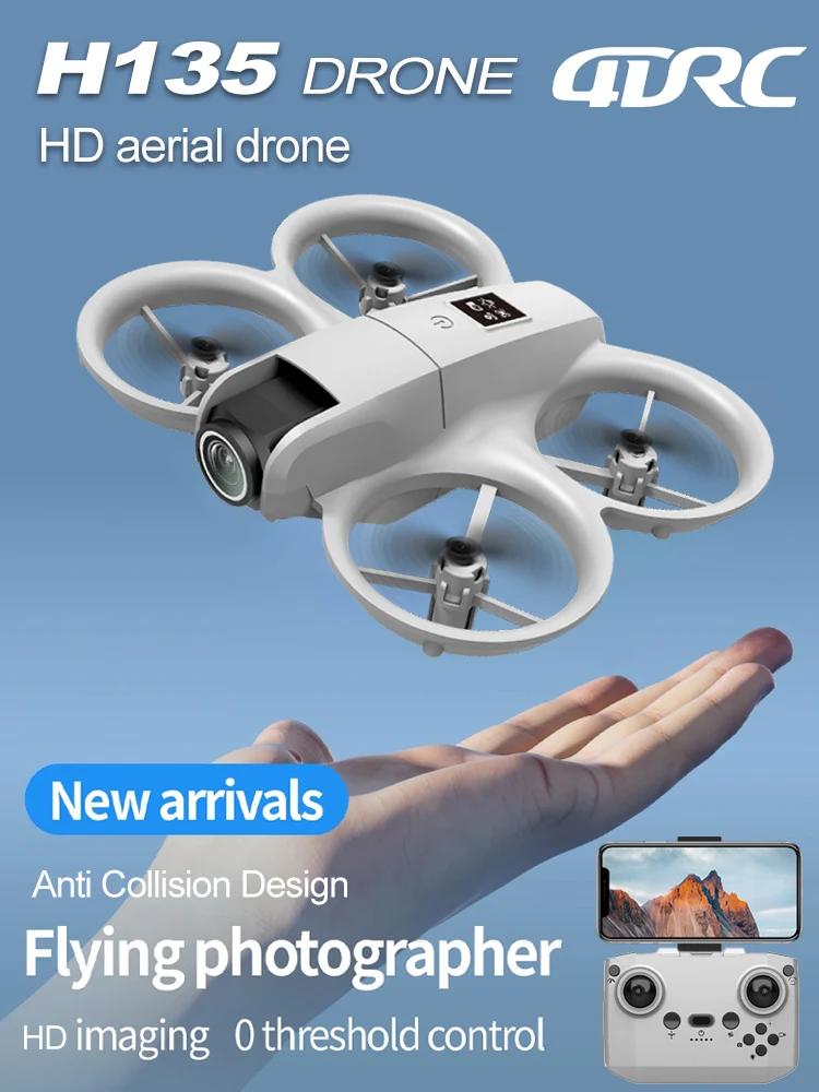  New H135 Mini Drone WIFI FPV Hover Professional 4K Camera Pocket Coloful Lights Dron Rc Plane Foldable Quadcopter RC Toys Gifts | Fugo Best