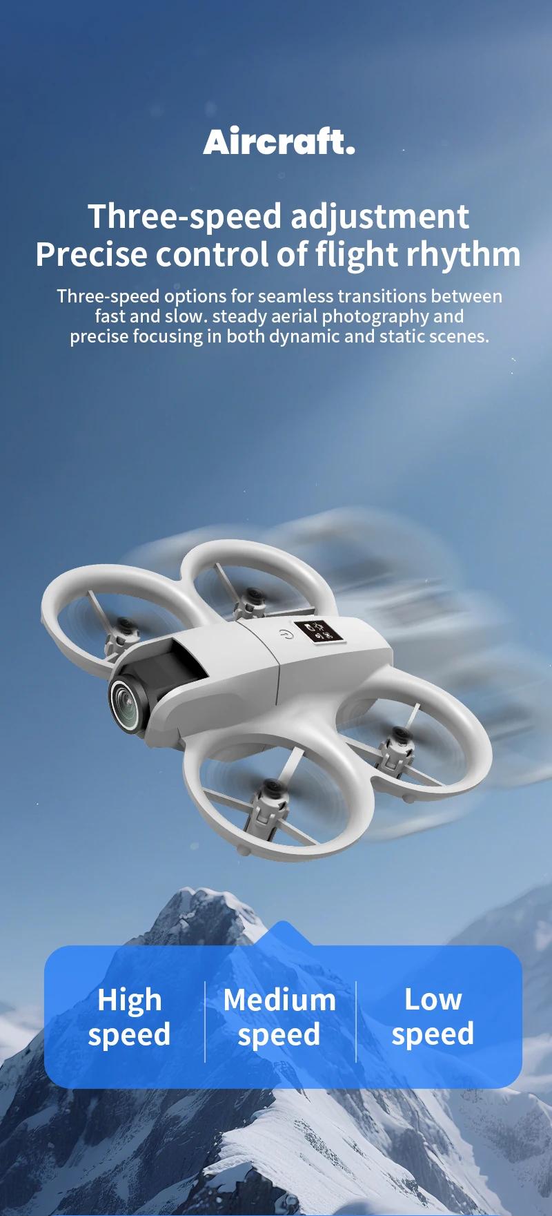  New H135 Mini Drone WIFI FPV Hover Professional 4K Camera Pocket Coloful Lights Dron Rc Plane Foldable Quadcopter RC Toys Gifts | Fugo Best