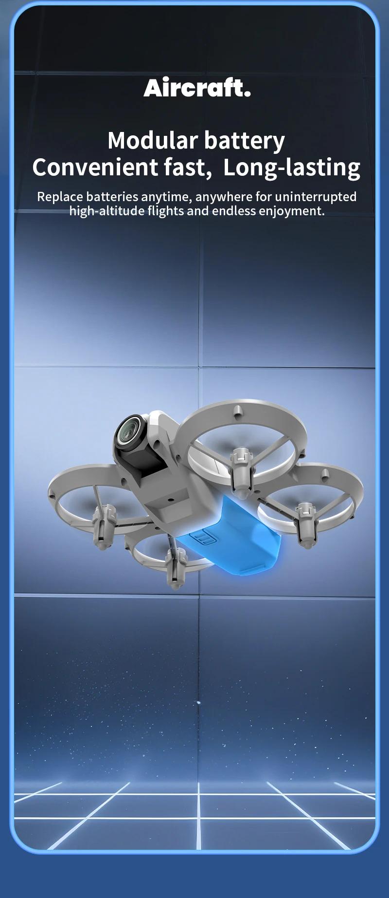  New H135 Mini Drone WIFI FPV Hover Professional 4K Camera Pocket Coloful Lights Dron Rc Plane Foldable Quadcopter RC Toys Gifts | Fugo Best