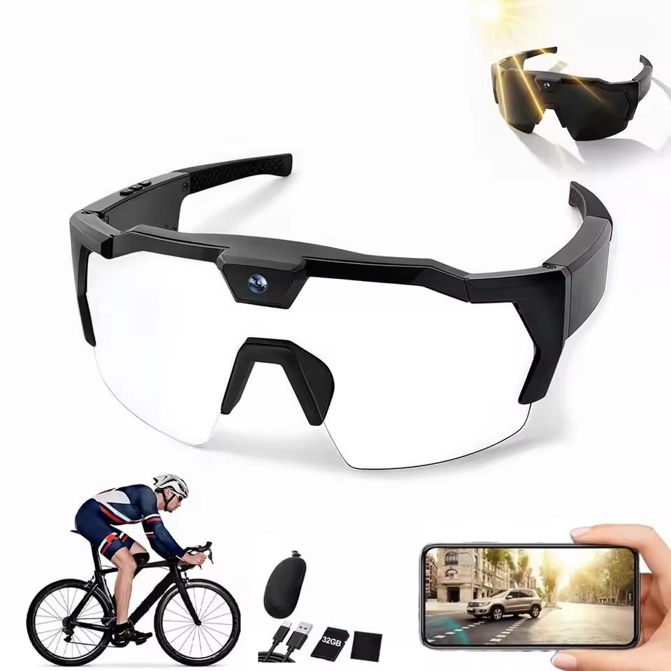  NEW HD Video Glasses Action Camera Sunglasses Smart Glasses Sports Glasses Outdoor Bicycle Motorcycle Driver Recorder Walk Cam | Fugo Best