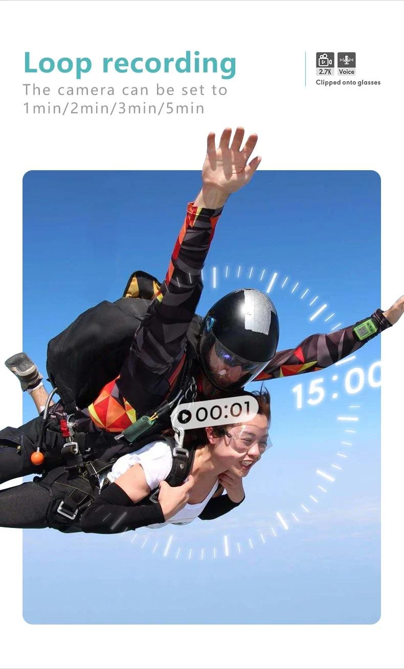 2026 FPV Eyeglasses 4K Video Shooting Micro-camera HD WiFi Intelligent Headset Glasses Video&Sound Recording WiFi APP | Fugo Best