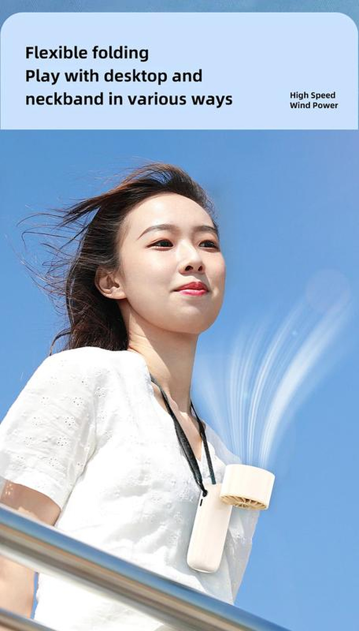  New Handheld Portable Cooling Fan 120 Speeds Adjustable Refrigeration Quite Mini Turbo Fan Type-C High Speed Cold Compress Fan | Fugo Best