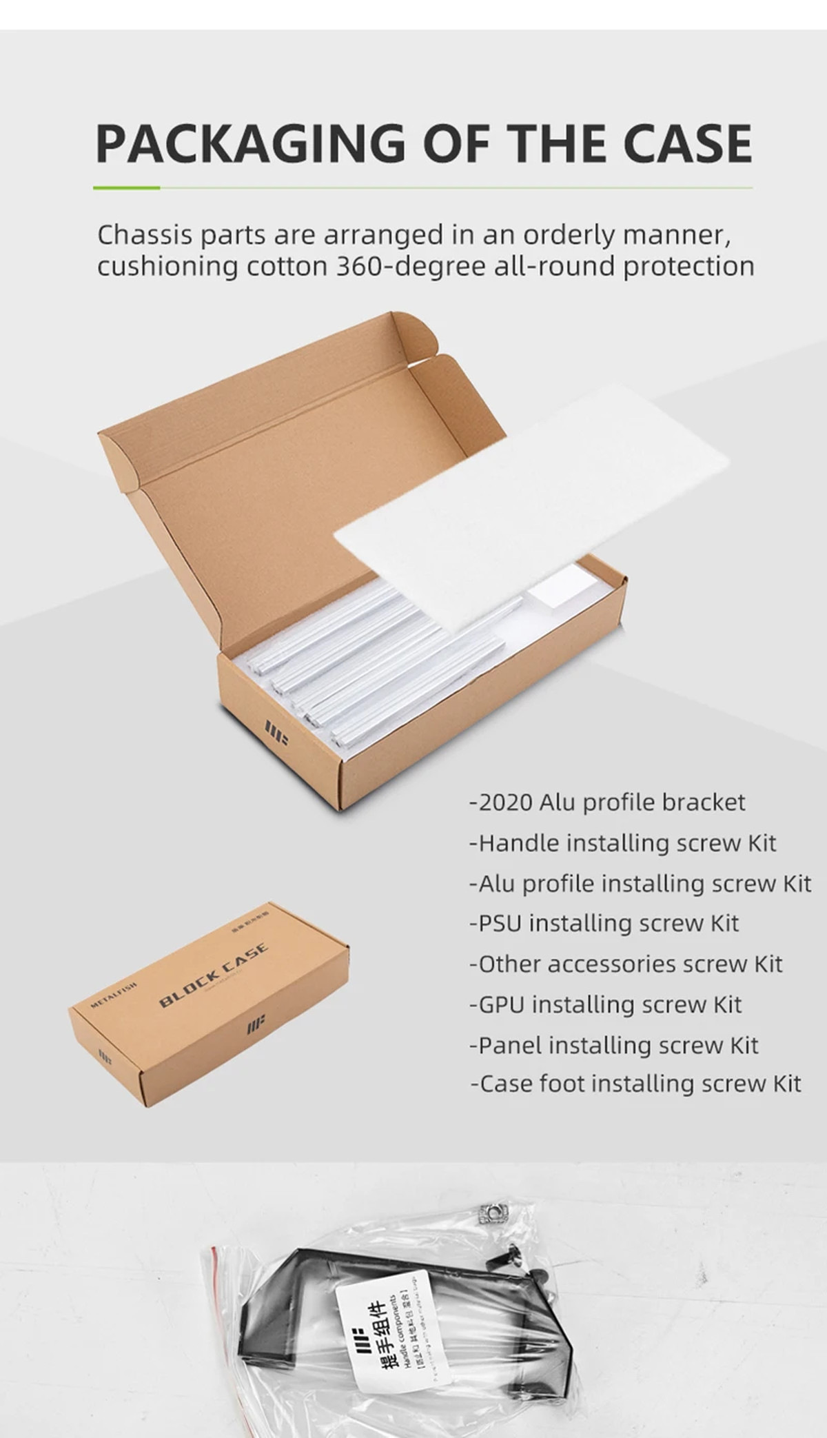  METALFISH ITX A4 Aluminum Open Frame Case, Vertical GPU, 240mm Cooler, Mini-ITX Compatible, DIY Gaming PC | Fugo Best