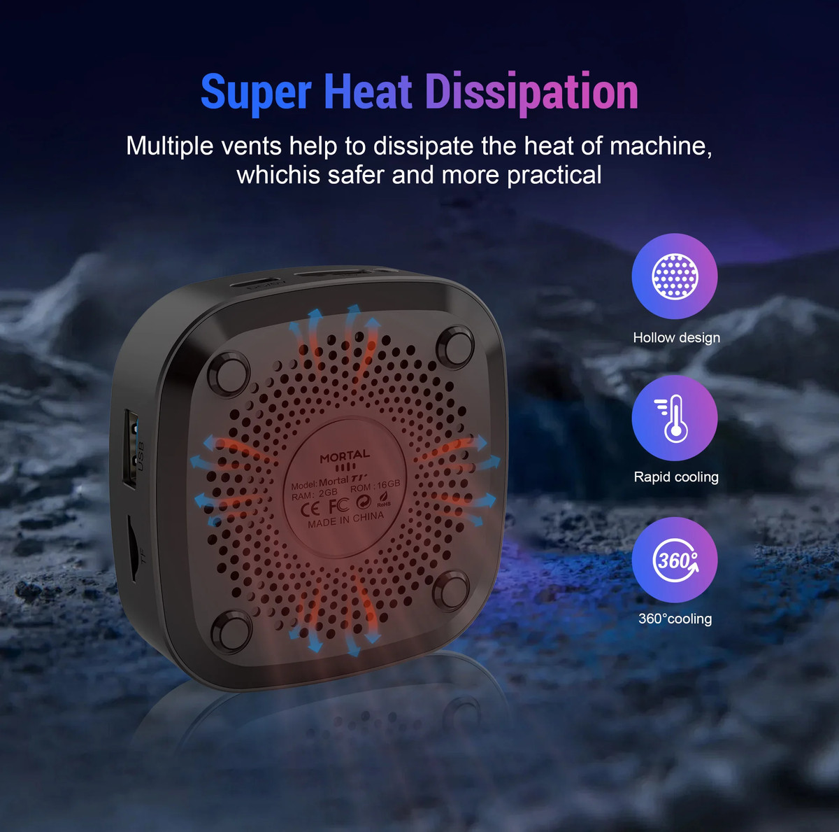 2025 New Android TV Box T1 Rockchip RK3518 Android 16 8GB RAM 128GB ROM WiFi 6 BT 5.4 Dual UI 8K Ultra HD Smart Media Player | Fugo Best