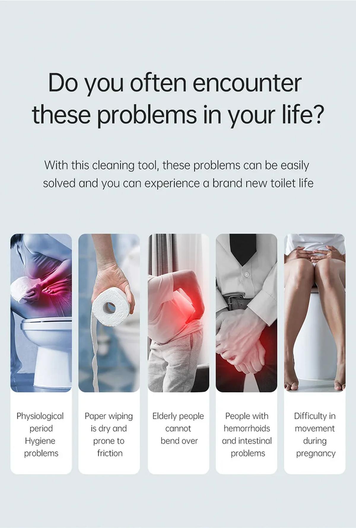 Portable Bidet For Women Self-Cleaning Toilet Attachment With Non-Electric Spray Washer Hygienic Bathroom Accessories | Fugo Best