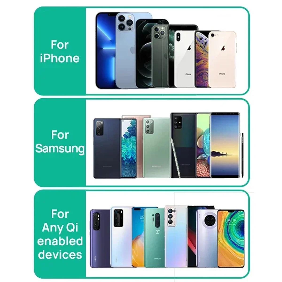 Invisible Wireless Charger 27mm Under Table Charger Furniture Fast Desk Wireless Charging Station for iPhone 15/14/13/12 Samsung | Fugo Best