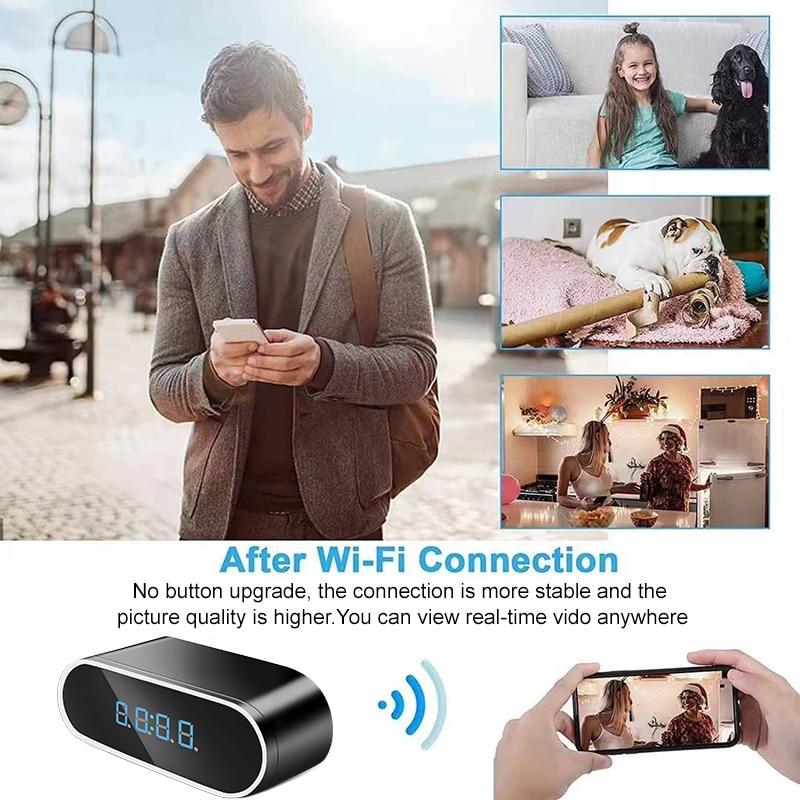 1080P HD Clock Camera WIFI Control Concealed IR Night View Alarm Camcorder PK Z10 Digital Clock Video Camera Mini DV DVR | Fugo Best