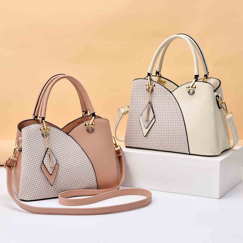  Women's Handbags PU Leather Top Handle Shoulder Bag