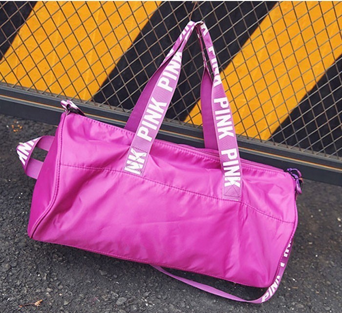 Outdoor Travel Fitness Bag Girls Waterproof Pink Gym Bag Men Nylon Woman Sport Bag For Fitness Training Travel Handbags B176 | Fugo Best