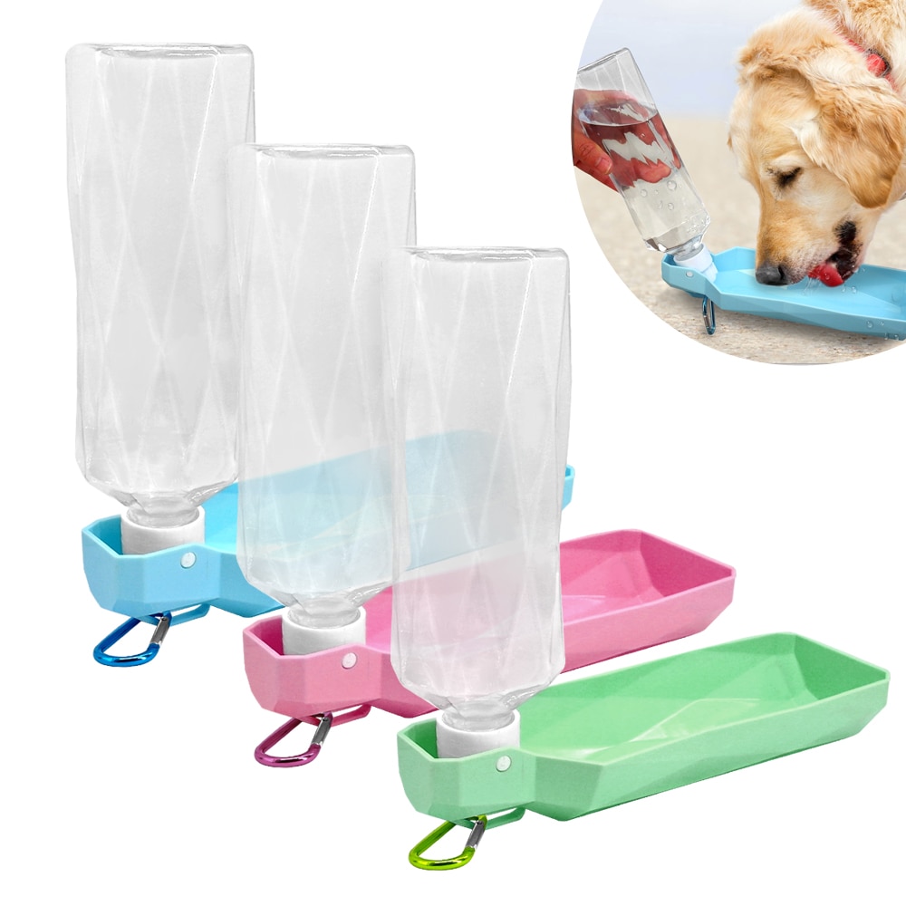 Portable Pet Dog Water Bottle For Dogs Cats Travel Puppy Drinking Bowl Outdoor Pets Water Feeder Dispenser for Small Large Dogs | Fugo Best