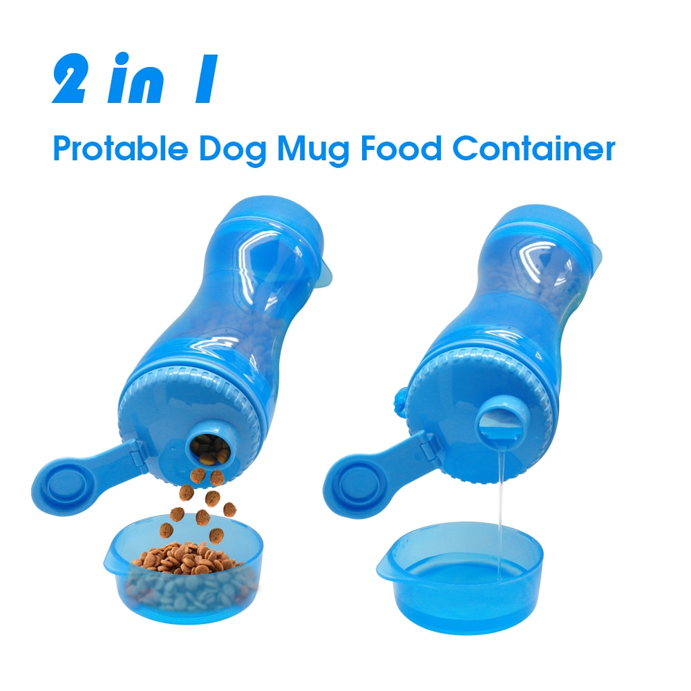 Portable Pet Dog Water Bottle For Dogs Cats Travel Puppy Drinking Bowl Outdoor Pets Water Feeder Dispenser for Small Large Dogs | Fugo Best