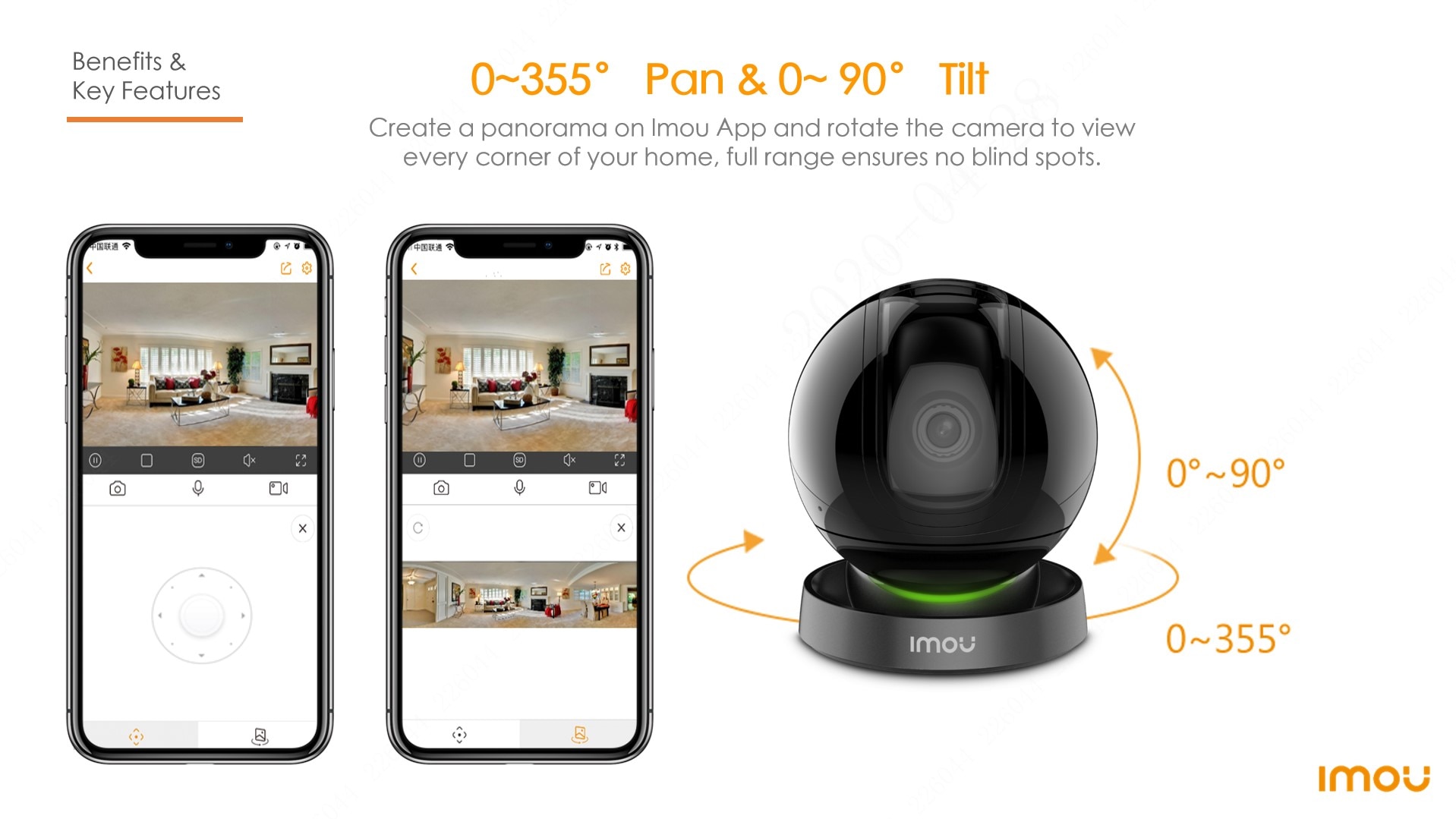 Imou Ranger 2S 1080P Wifi IP Camera Home Security 360 Camera AI Human Detection Baby Phone Camera Night Vision ptz Camera | Fugo Best