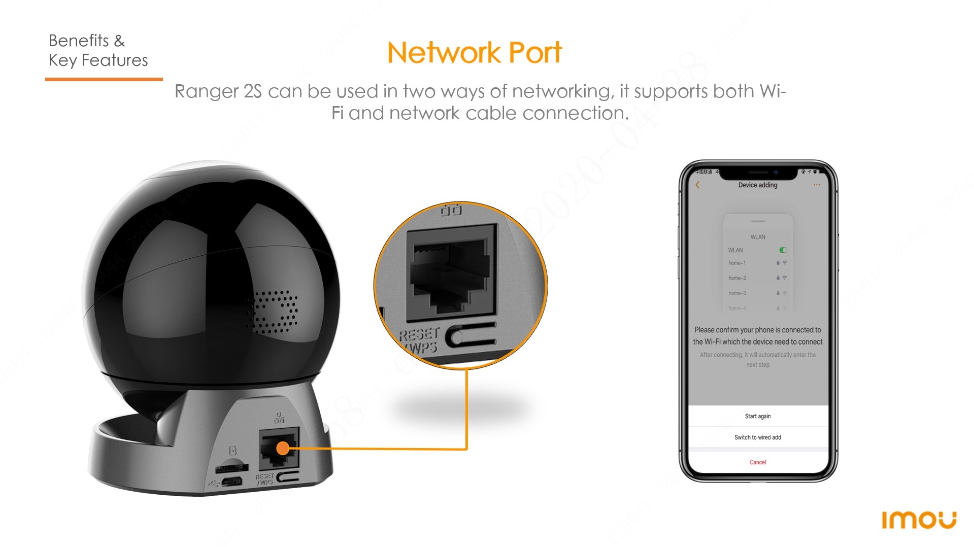 Imou Ranger 2S 1080P Wifi IP Camera Home Security 360 Camera AI Human Detection Baby Phone Camera Night Vision ptz Camera | Fugo Best