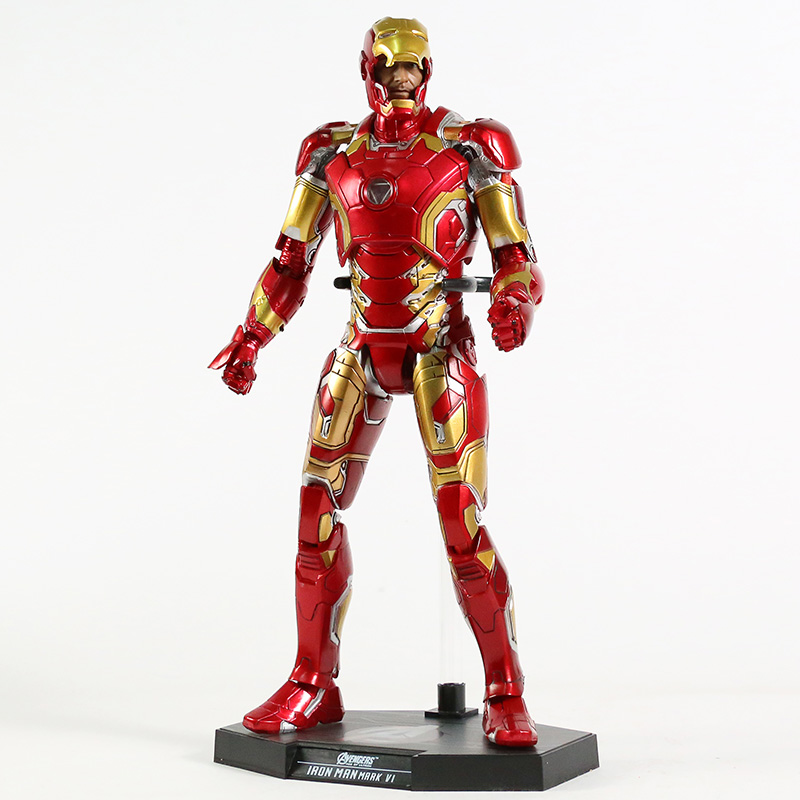 Hot Toys Iron Man Mark XLII MK 42 XLIII 43 with LED Light 1/6 Scale PVC Figure Collectible Model Toy | Fugo Best