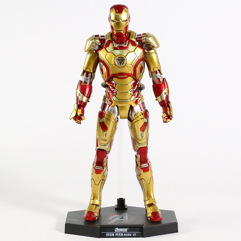 Hot Toys Iron Man Mark XLII MK 42 XLIII 43 with LED Light 1/6 Scale PVC Figure Collectible Model Toy | Fugo Best