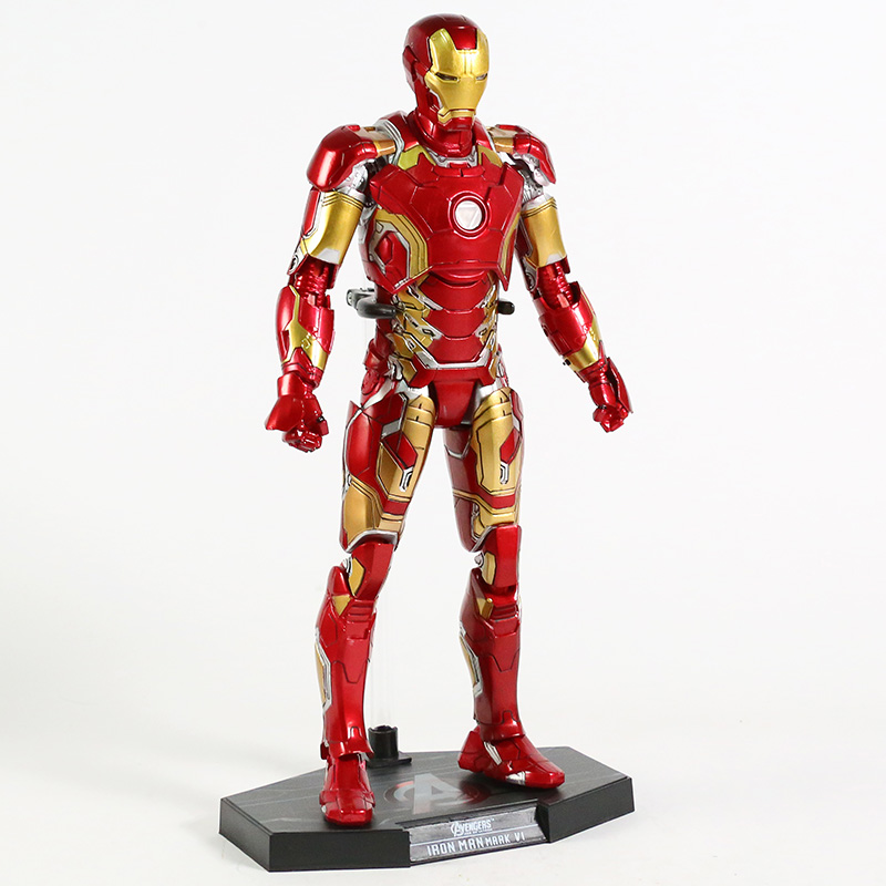 Hot Toys Iron Man Mark XLII MK 42 XLIII 43 with LED Light 1/6 Scale PVC Figure Collectible Model Toy | Fugo Best